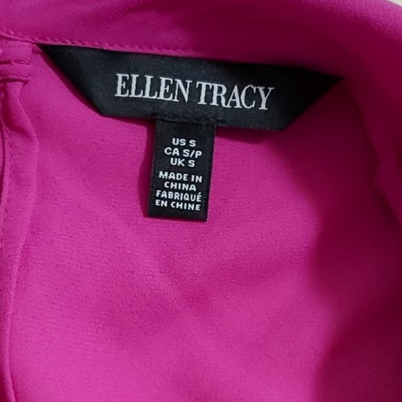 Blouse/Ellen Tracy/Women's Mock Tie Back Neck Blouse /New with tags - $20 - Picture 1 of 5